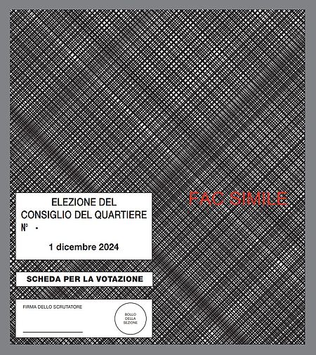 Fac simile - scheda di voto Fac simile - scheda di voto