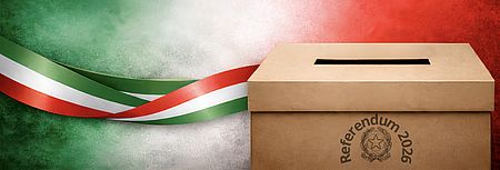 Urna elettorale e nastro tricolore