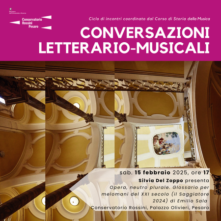 Conversazioni letterario musicali del 15 febbraio 2025