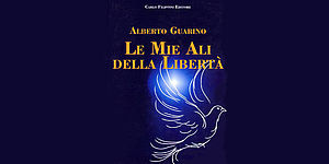 Disegno di un uccello con ali spiegate