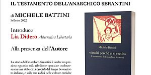'Andai perché ci si crede'. Il testamento dell'anarchico Serantini. Locandina