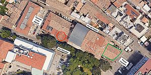 tetti delò teatro Rossini con indicato Sala della Reppubblica