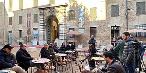 La conferenza di fine anno del sindaco Matteo Ricci