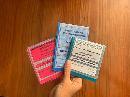 I facsimili delle schede di voto