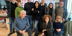 Vimini Frenquellucci e rappresentanti quartieri