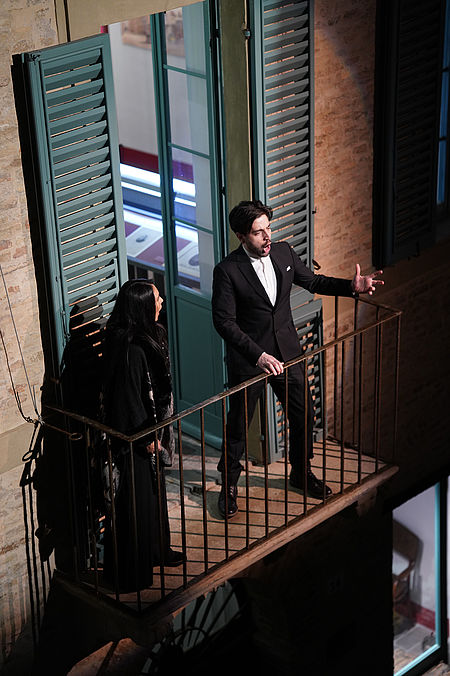 Foto concerto balcone casa Rossini