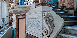 Sinagoga di Pesaro scalinata