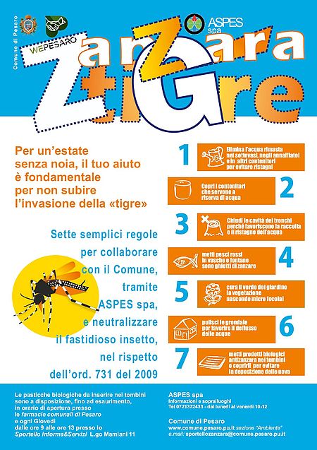 Prevenzione zanzara tigre volantino