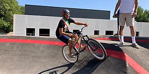 Ricci in pista pump track