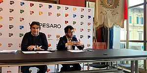 Il sindaco Biancani e l'assessore Pozzi