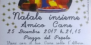 Locandina Natale insieme Amico Cane 2017