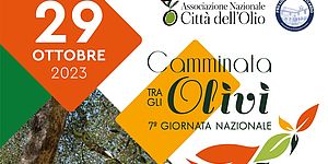 Banner iniziativa Camminata tra gli olivi
