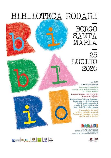 BIBLIOTECA RODARI inaugurazione