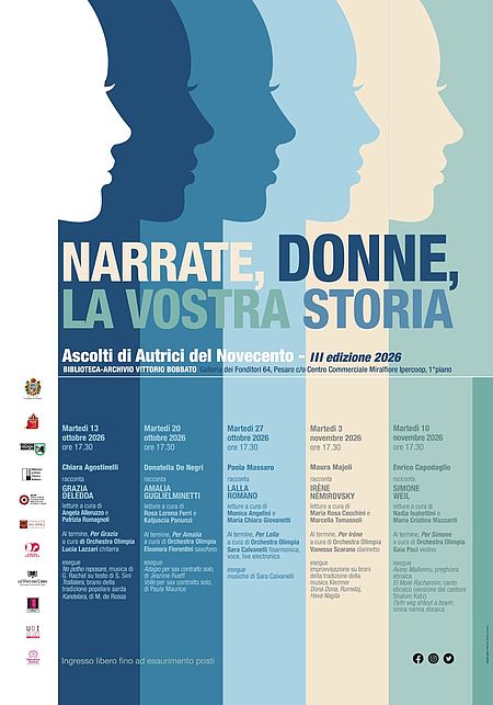 Narrate, donne, la vostra storia Narrate, donne, la vostra storia