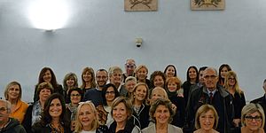 il saluto di sindaco e assessore ai docenti che vanno in pensione