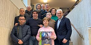 Biancani con Ragazzi del film Avanzers