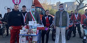 Perugini Ragazzi associazione Gulliver con moto