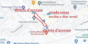 Piantina del luogo interessato