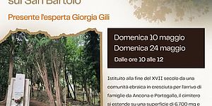 Locandina di Apertura al pubblico del cimitero ebraico
