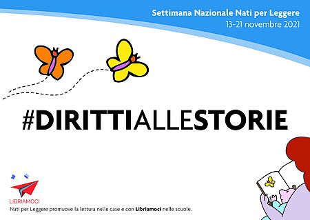 Diritti alle storie_Settimana Nazionale di Nati per leggere_logo