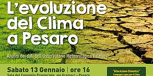 locandina evoluzione clima 