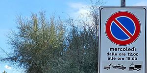 Divieto di sosta con pulizia