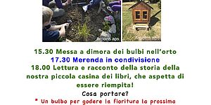 Porta un bulbo e un libro all’orto / Arcoiris