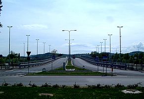 Ingresso Interquartieri ponte Papa Giovanni Paolo II