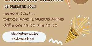 Banner spazio giochi decoriamo il nuovo anno