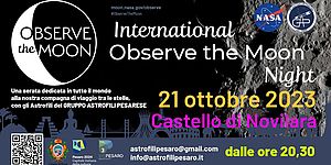 Banner Osservazione della Luna del 21 ottobre 2023