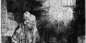 Rembrandt 'Erudito nello studio'