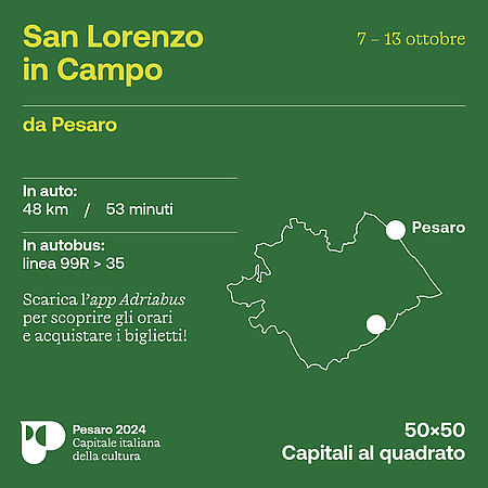 Pesaro 2024 alla scoperta di San Lorenzo in Campo_trasporto