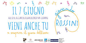 immagine tratta dalla locandina con disegni di note e chiavi di violino