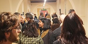 Pubblico alla Falegnameria di Palazzo Mosca