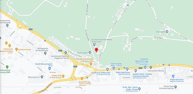 mappa palestra scuola anna frank