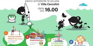 Festa di Villa C'E'. Locandina