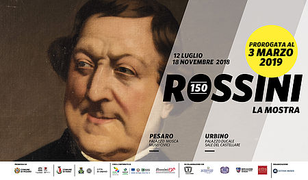 Rossini 150 con scritta proroga