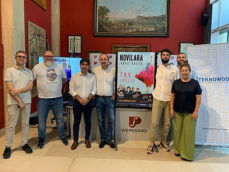 da sinistra: Costantini, Di Gregorio, Biancani, Vimini, Fiorani, Giacomini, Tomassoli.