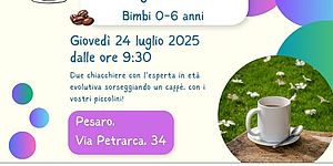 locandina di Caffè al centro in giardino