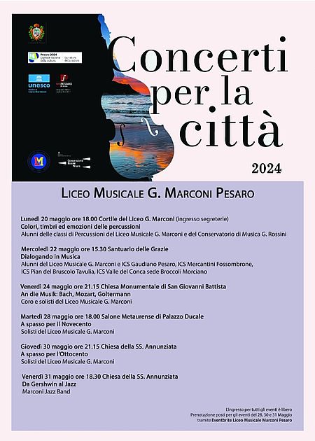 Concerti per la Città 2024
