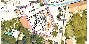 foto dell'area parcheggio