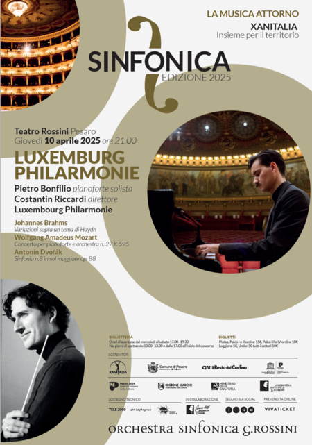 Concerto Luxembourg Philarmonie Pesaro - Orchestra Sinfonica G. Rossini