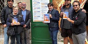 Biancani e organizzatori evento