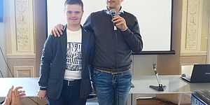 il sindaco all'istituto agrario per conoscere uno studente speciale