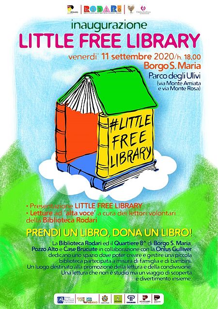 Little Free Library Borgo Santa Maria Parco degli ulivi