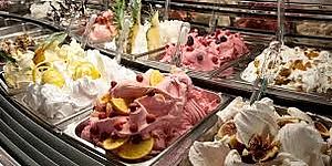 gelati in esposizione