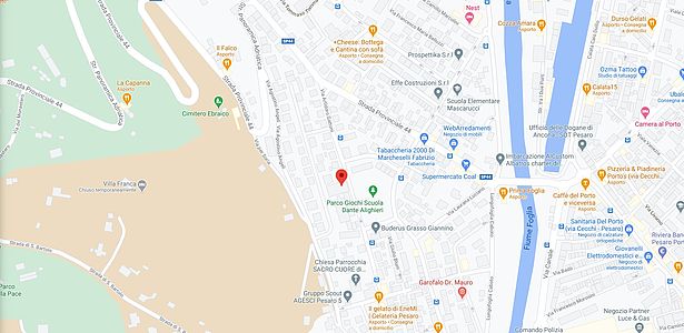 mappa palestra scuola alighieri