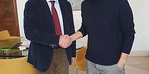 Ricci riceve il nuovo questore Todisco