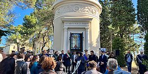 Autorità al Monumento dei caduti di Moneciccardo
