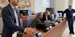 Pozzi in sala Consiglio